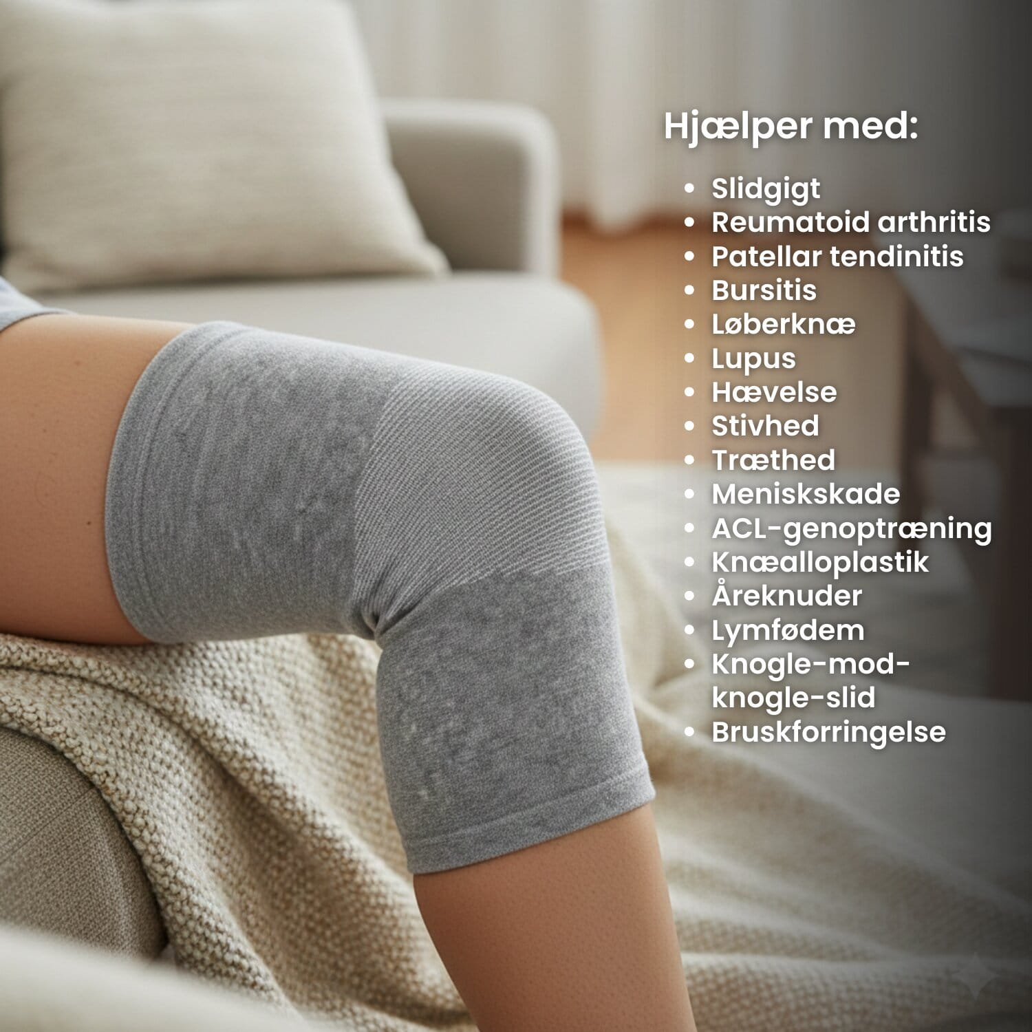 BambusRelief™ – Smertelindrende knæærmer