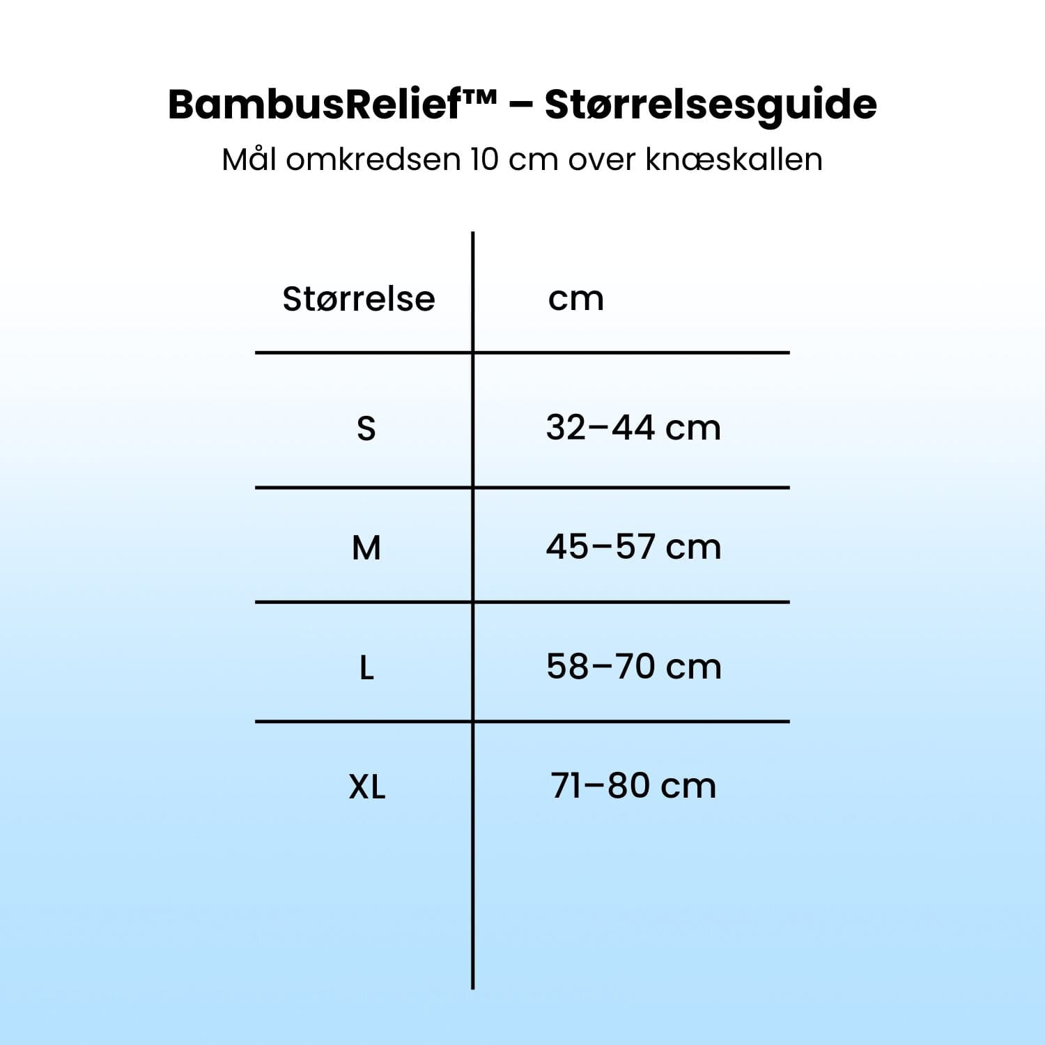 BambusRelief™ – Smertelindrende knæærmer