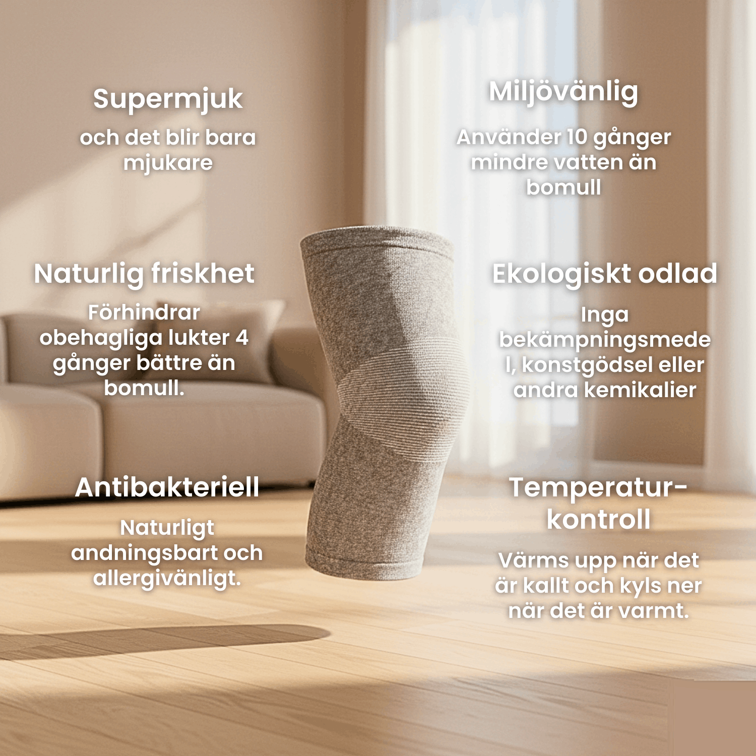 BambuRelief™ – Naturlig smärtlindring för ömma knän