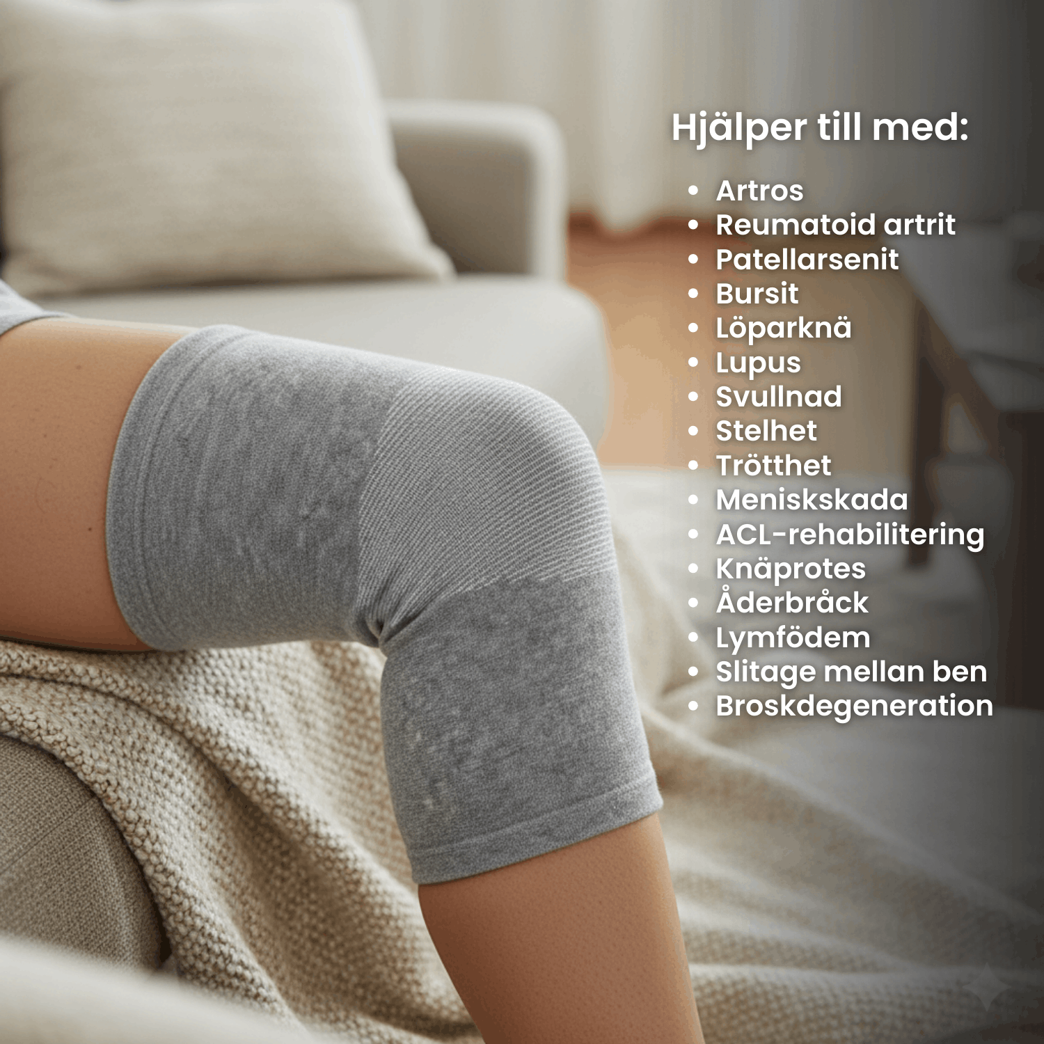 BambuRelief™ – Naturlig smärtlindring för ömma knän